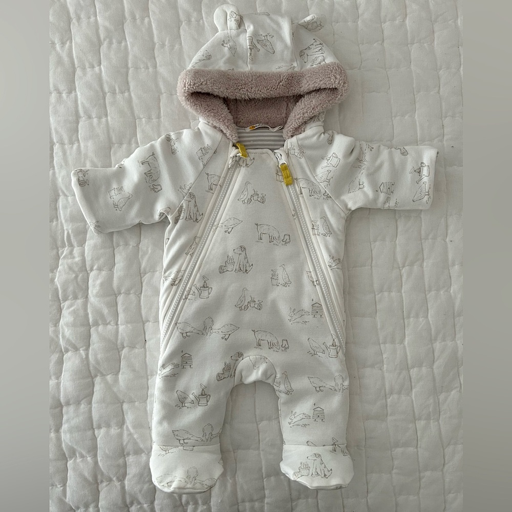 NWOT Baby Boden bunting | newborn size | farm animal print